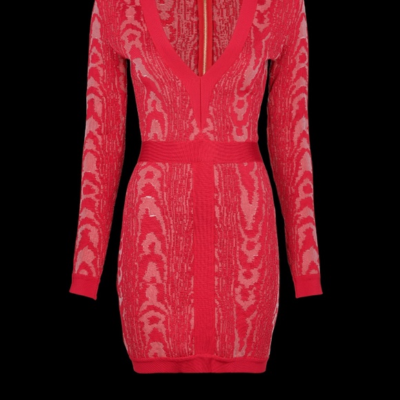 Balmain Red Mini Dress - Picture 10 of 10